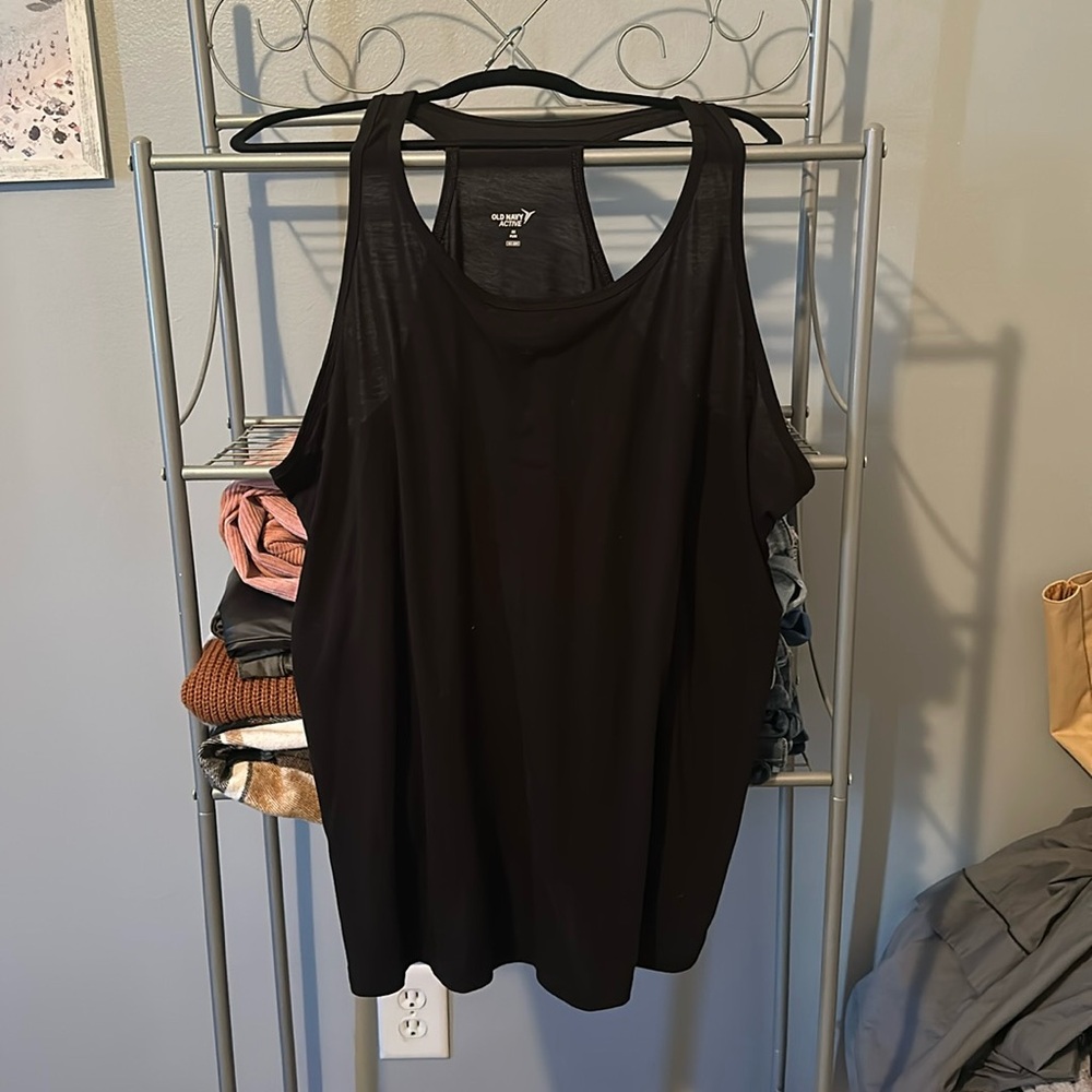 3 Old Navy Active Spot Tanks Camo - Black - Gray 3X Plus